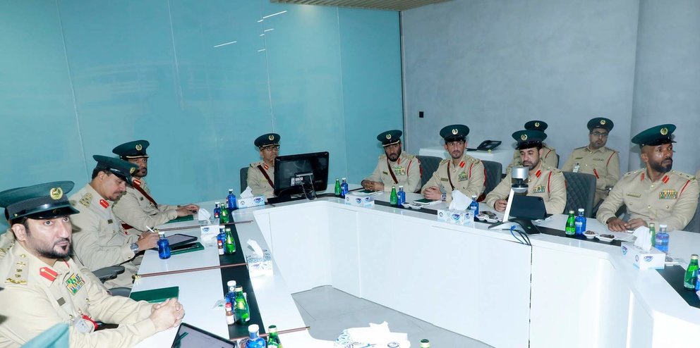 Reunión del tercer trimestre del año de la Policía de Dubai. (WAM)