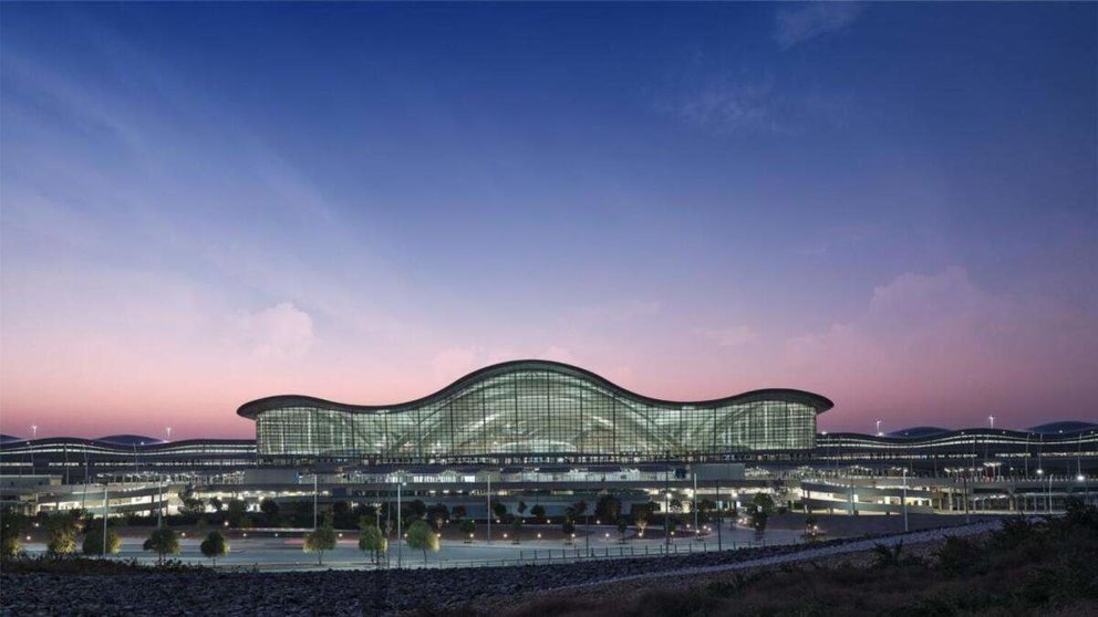 La nueva Terminal en el aeropuerto de Abu Dhabi. (Twitter)