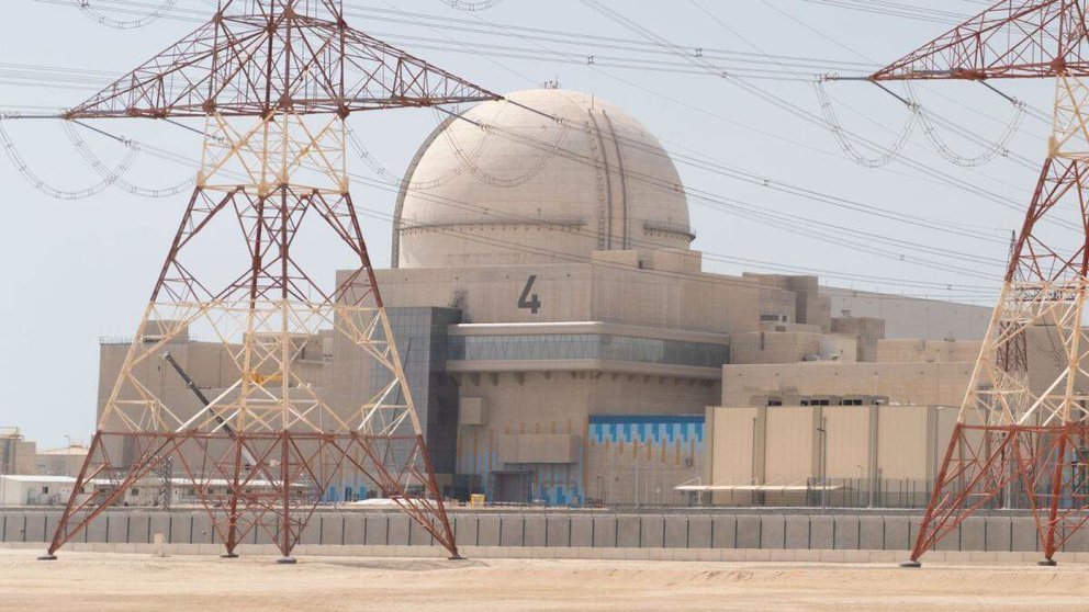 Planta nuclear de Barakah en Abu Dhabi. (Twitter)