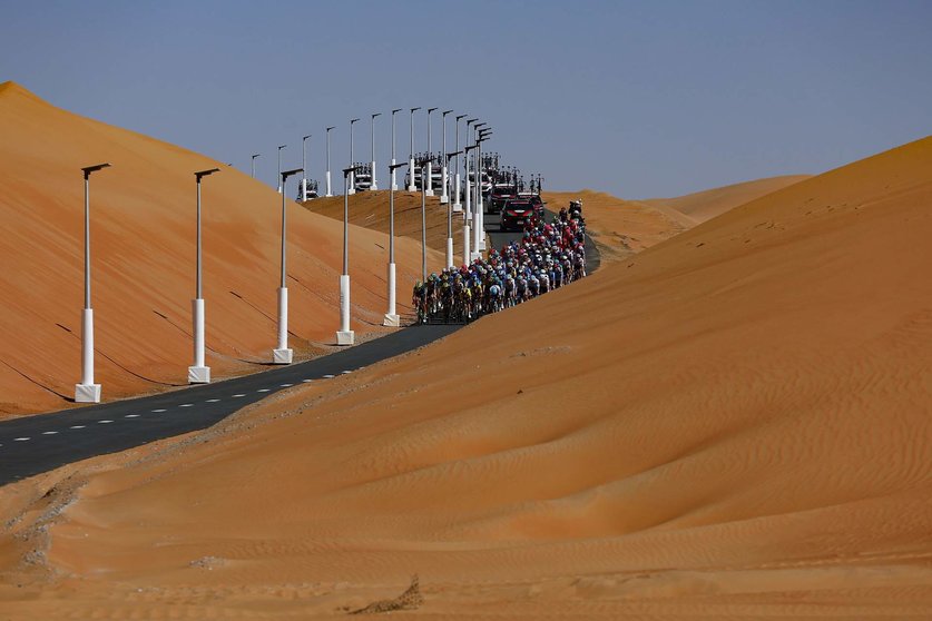 Una imagen de la primera etapa del Tour de Emiratos 2024. (WAM)