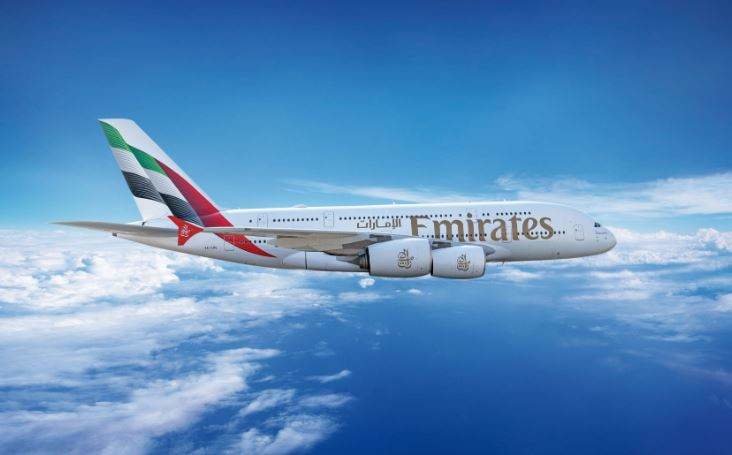 Un Airbus A380 de la aerolínea de Dubai. (Emirates)
