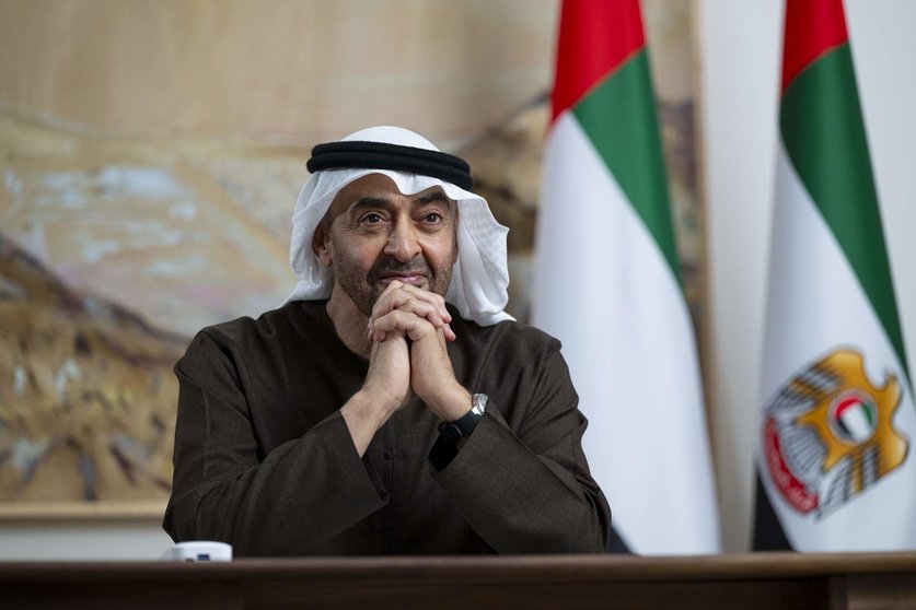 Una imagen del presidente de EAU. (WAM)