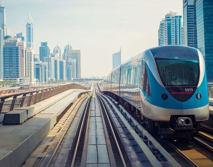 Una imagen del Metro de Dubai. (RTA)