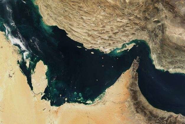 Imagen satelital de la región del Golfo.
