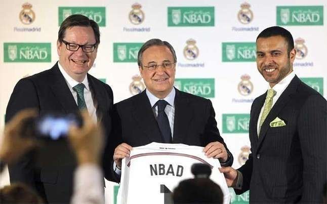 Una imagen de la presentación del acuerdo entre el Real Madrid y el NBAD.