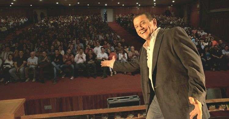 El comediante venezolano Emilio Lovera, durante una actuación.