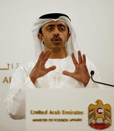 Abdullah bin Zayed Al-Nahyan, ministro de Exteriores de Emiratos.