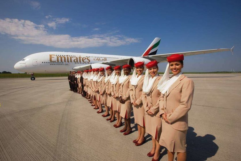 Emirates realiza con regularidad jornadas de puertas abiertas para seleccionar tripulantes de cabina.