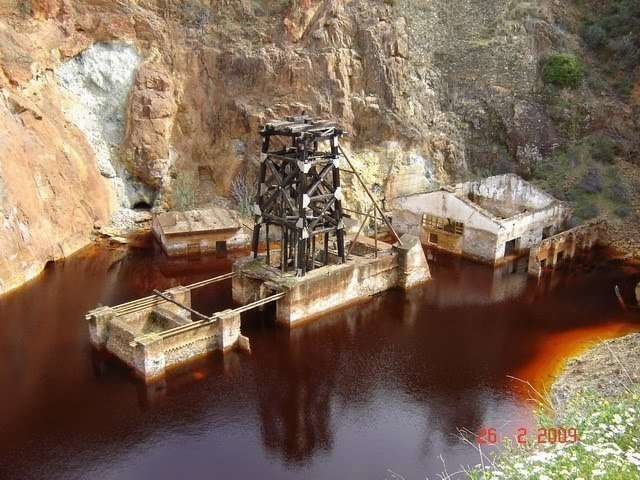 La mina de Sotiel en Huelva (España).