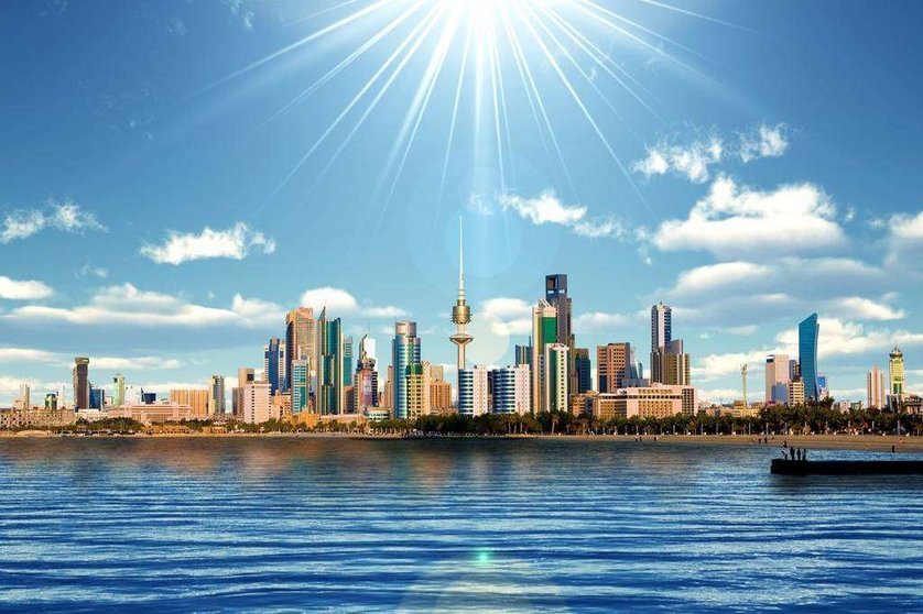 Una perspectiva de la ciudad de Kuwait.