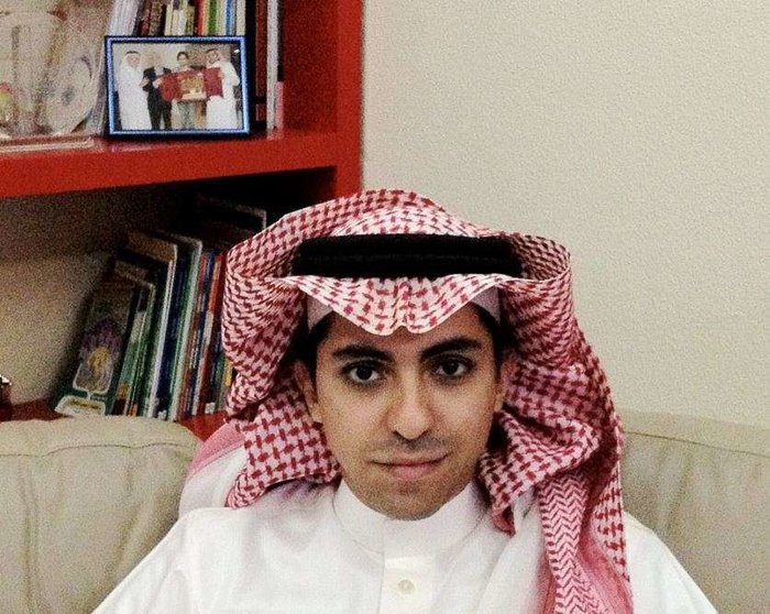 El bloguero saudita antes de su detención.