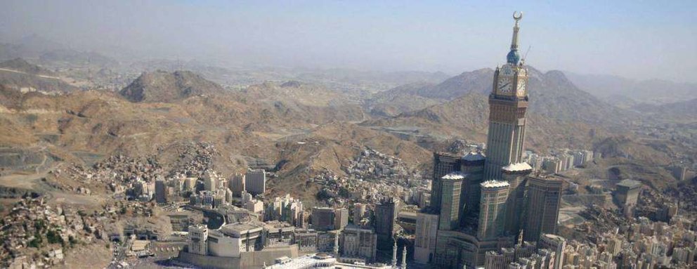 La ciudad santa de La Meca en Arabia Saudita.