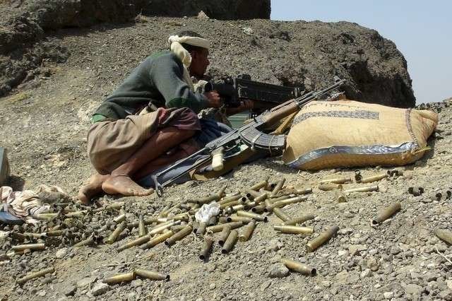 Un combatiente yemení.