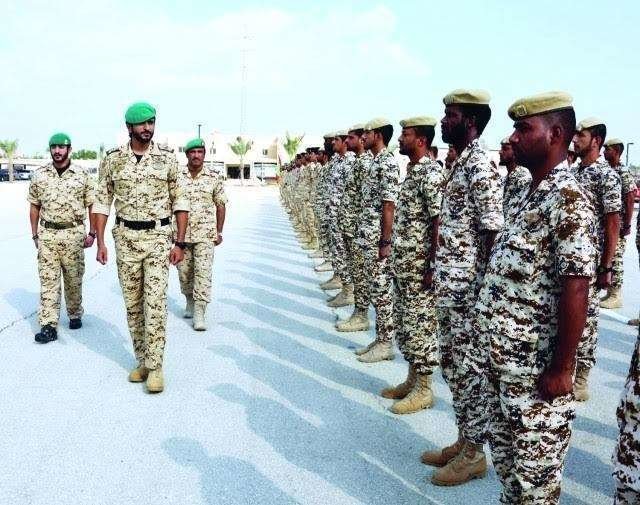 Tropas de EAU en el Palacio Presidencial de Aden. 