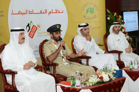 El mayor general Mohammed Saif Al Zafeen durante la conferencia en Dubai. 