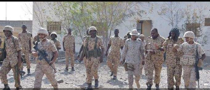 Una imagen de los soldados de Emiratos.