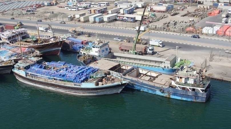 Una imagen del puerto de Sharjah.