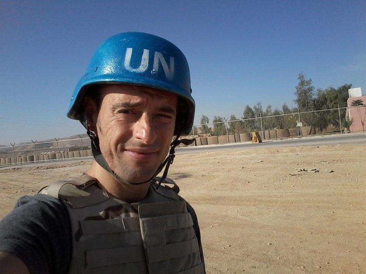Una imagen del trabajador de la ONU Nicolás Dapena en Yemen.