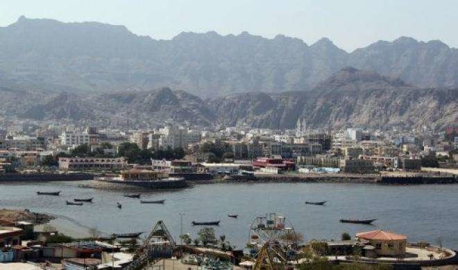 Una imagen del puerto de Adén.