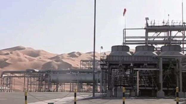 Un campo petrolífero en Arabia Saudita.
