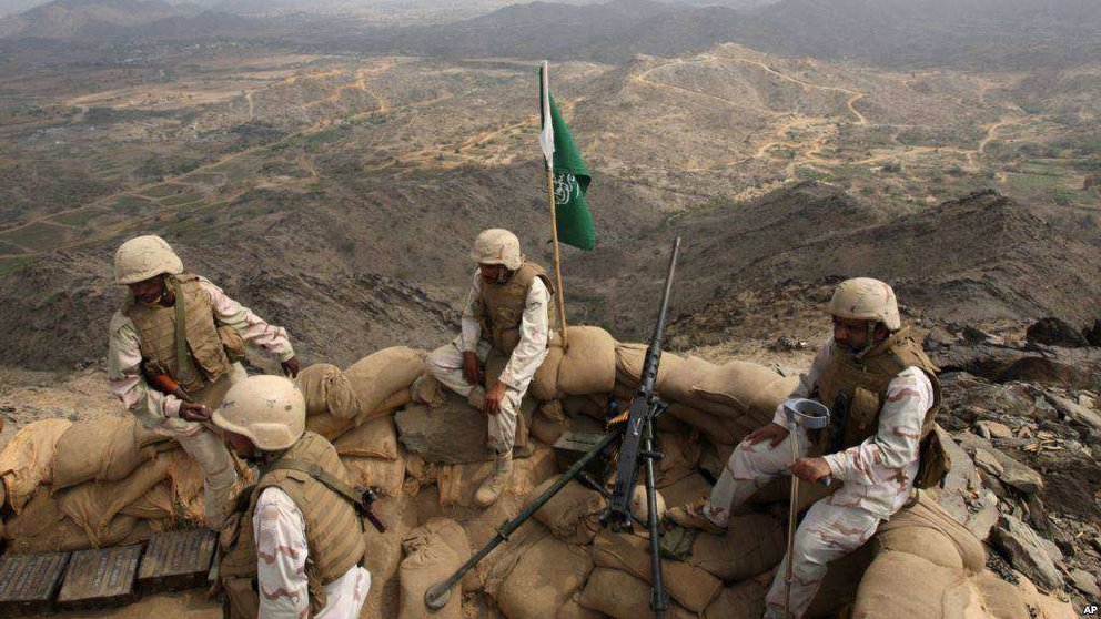 Una imagen de los soldados de la Coalición en el norte de Yemen.