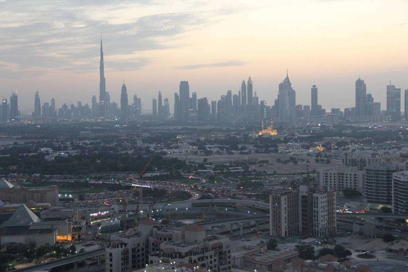 Vista de Dubai desde el piso 34 del hotel Hyat Regency. (EL CORREO)
