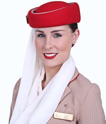  Kaytlin Motion, tripulante de cabina neozelandesa de Emirates Airline.