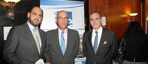 De izquierda a derecha, Arturo Manso, José Eugenio Salarich y Gonzalo Garland.