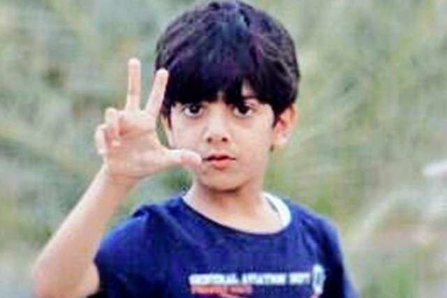 Abdullah Al Bedwawi, de siete años. (Cortesía de la familia, The National). 