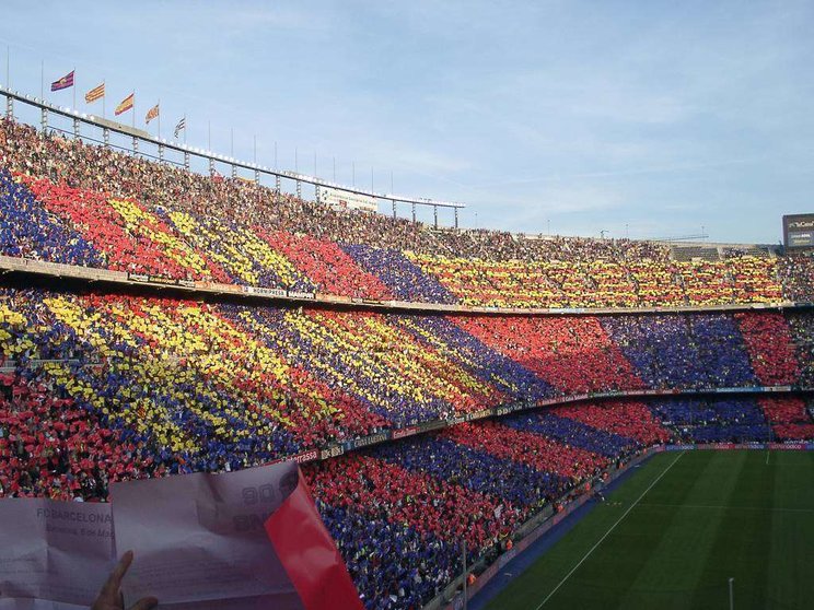 Una imagen del estadio del FC Barcelona.