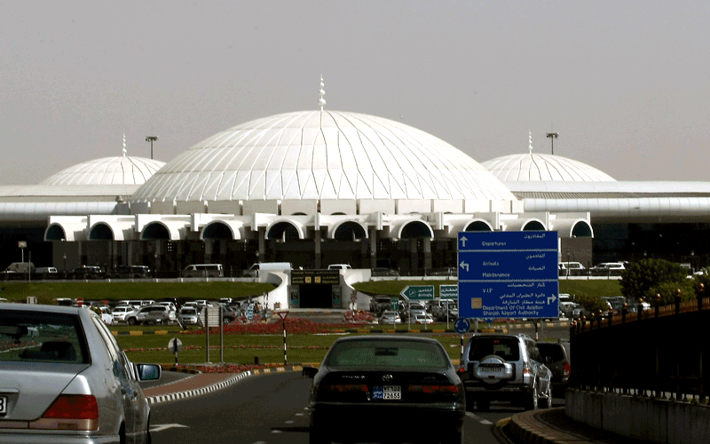 El aeropuerto del emirato de Sharjah.