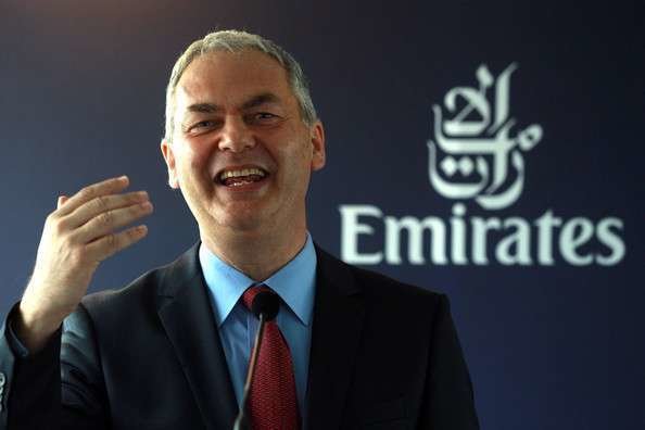 Una imagen de Thierry Antinori, director comercial de Emirates.