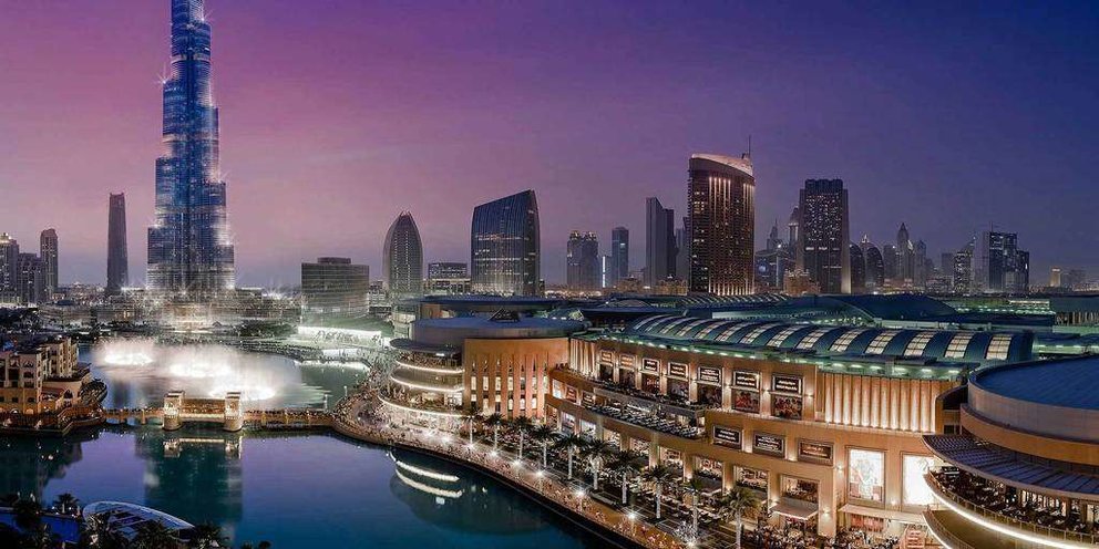 Una imagen del Dubai Mall en el centro de la ciudad.