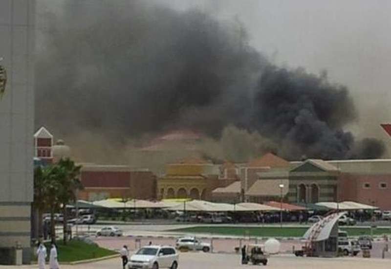 Imagen del incendio en el Villaggio Mall de Doha en 2012.