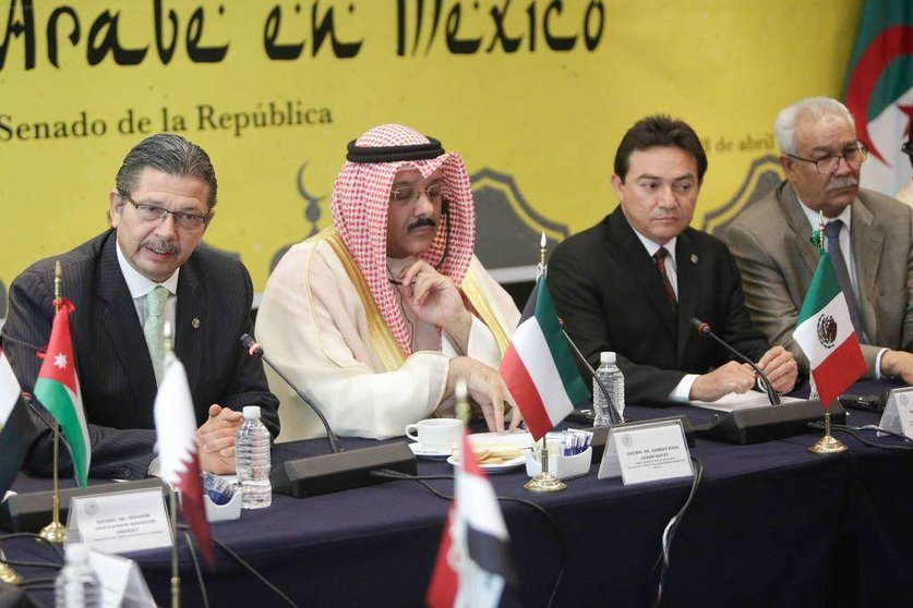 El embajador de Kuwait y Decano del Consejo de Embajadores Árabes en México, Sameeh Essa Johar Hayat, señaló que los países árabes quieren tener buenos resultados y reforzar las relaciones bilaterales con México. (Cedida)