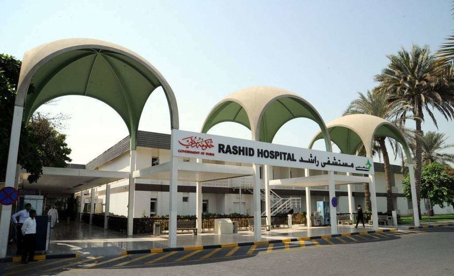 Imagen del Hospital Rashid de Dubai.
