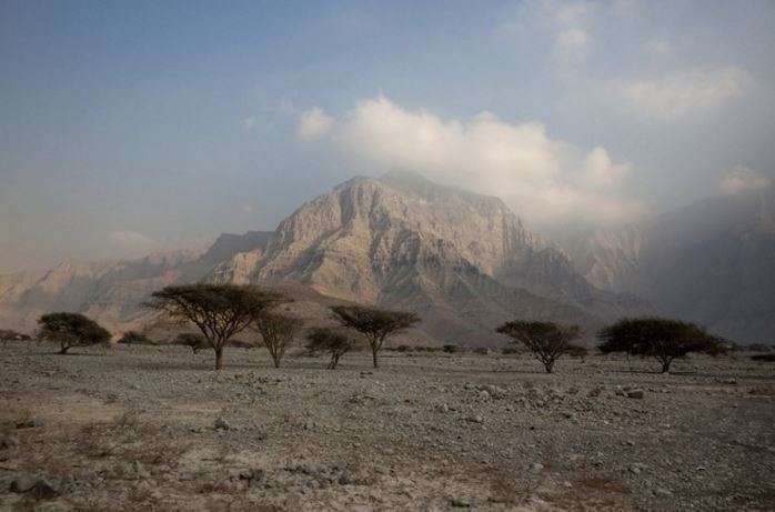 Una imagen de las montañas de Ras Al Khaimah.