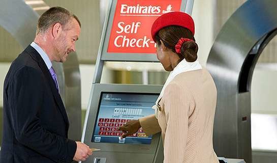 Un dispositivo de facturación de Emirates (Emirates).