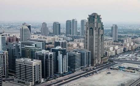 Una imagen de la zona de Tecom en Dubai.