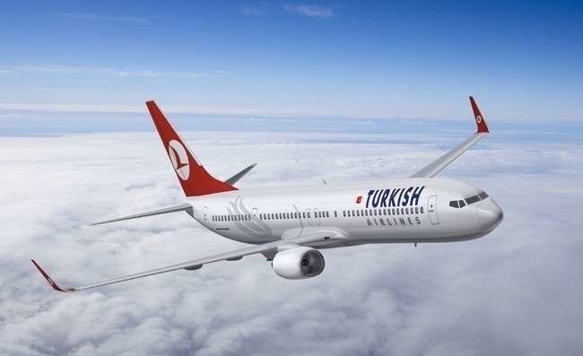 Un avión de Turkish Airlines.