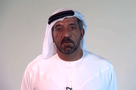 El jeque Ahmed bin Saeed Al Maktoum, presidente ejecutivo de la aerolínea Emirates, durante su intervención.