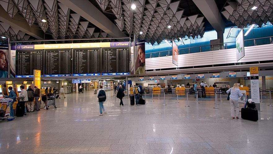 Una imagen del aeropuerto internacional de Frankfurt.