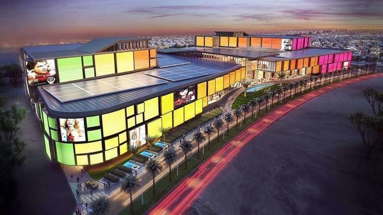 Recreación virtual del centro comercial Nad ​​Al Sheba Mall.