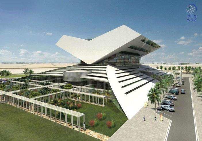 Recreación virtual de la biblioteca Mohammed bin Rashid de Dubai. (WAM)