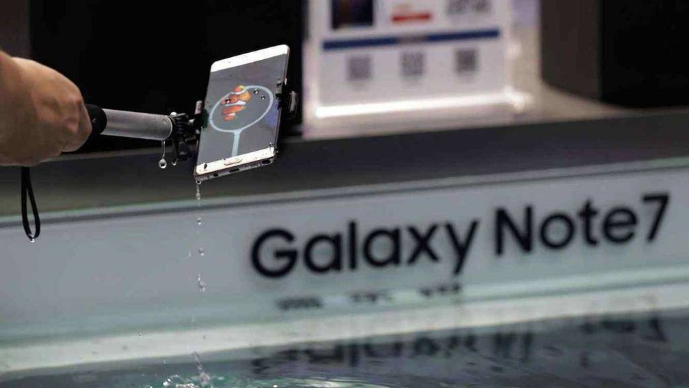 El nuevo teléfono Samsung Galaxy Note 7.