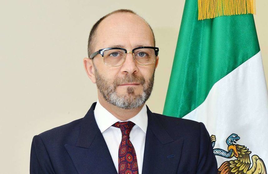 Pedro Blanco, jefe de la Cancillería de México en Emiratos y actualmente encargado de la Embajada de su país en Abu Dhabi. (Manaf K. Abbas)