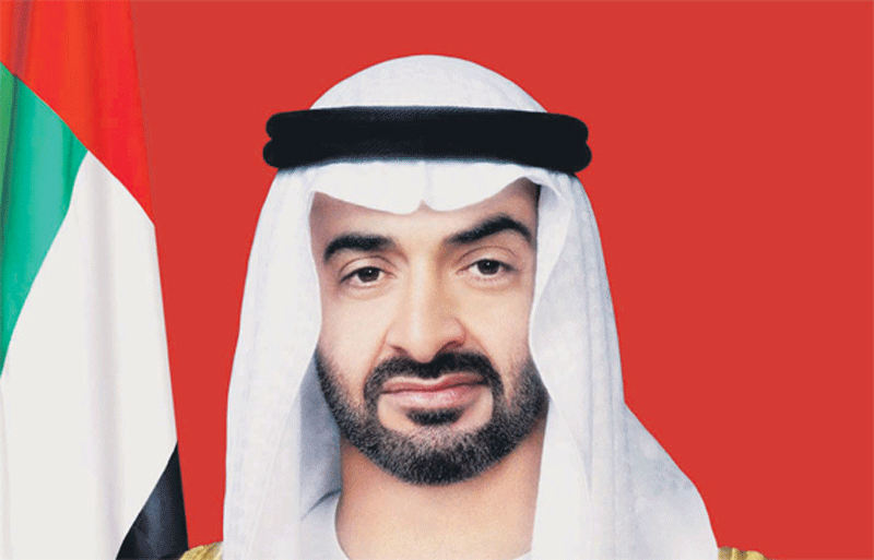 El príncipe heredero de Abu Dhabi.