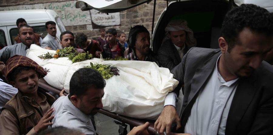 Un entierro en Yemen.