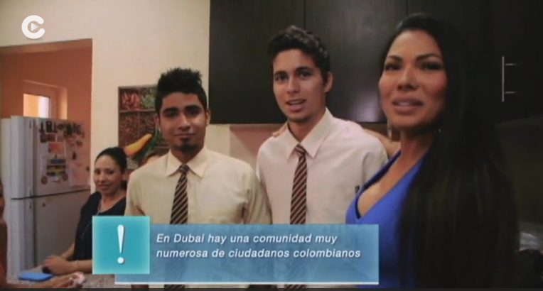 Una imagen del programa 'Colombianos en el Mundo' dedicado a Dubai.