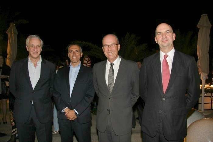 De izquierda a derecha, Ramón Areitio, Anouar Zaoudi, Jose Eugenio Salarich y Ricardo Fisas. (E.C.)